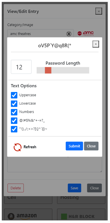 Password Lockdown - Password Generator Vault Screenshot - Password Generator